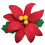 Poinsettia #100-Gumpaste 2-3/4