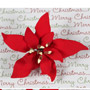 Poinsettia - Fancy Small Red (Gumpaste)