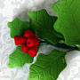 Holly W/Berries Filler Spray
