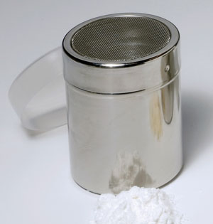 10 oz. Shaker W/ Mesh - Stainless Steel