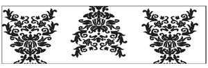 Textured Roller - Simple Damask