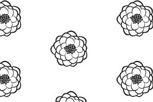 Textured Roller - Small Dahlia Blossom