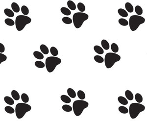 Textured Roller - Paws