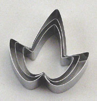 Ivy Leaves Cutter Set- 3 Pcs- S/S