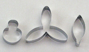 Singapore Orchid Cutter Set-3 Pcs.-S/S