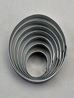 Oval Cutter Set - 7 Pcs - S/S