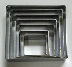 Square Cutter Set - S/S (7 Pcs)