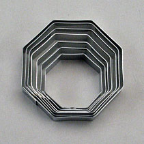 Octagon Cutter Set- 7 Pcs -S/S