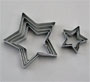 Star (5 pt.) Cutter Set - 7 pcs - S/S