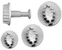 PME Veined Holly Leaf Plunger/Cut Set