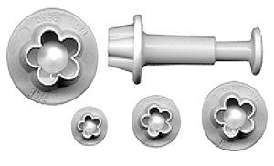 PME Flower Blossom Plunger/Cut Set Of 4