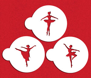 Stencil: Ballerina Cookie Set