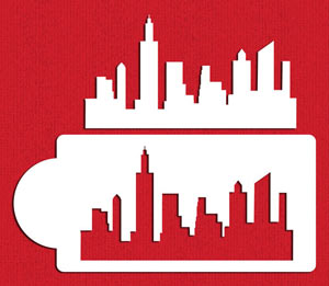 Stencil: New York Skyline