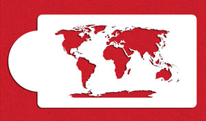 Stencil: World Map