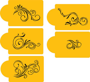 Stencil: Scroll Set