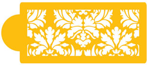Stencil: Damask Cake Tier #2