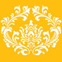Stencil: Filigree Damask Tier #1