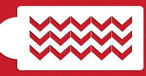 Stencil: Wide Chevron