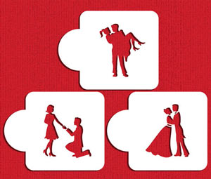 Stencil: Stages of Love Silhouettes