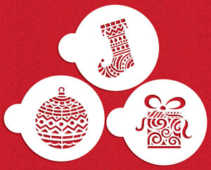 Stencil: Modern Christmas Cookie