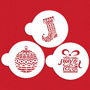 Stencil: Modern Christmas Cookie