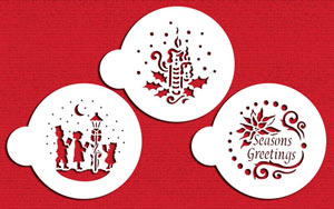 Stencil: Seasons Greetings Set