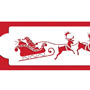 Stencil: Santa's Sleigh & Reindeer