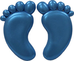 Medium Baby Feet Silicone Mold