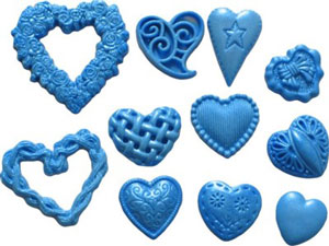 Heart Set #3 Silicone Mold