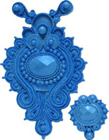 Jeweled Medallion Silicone Mold