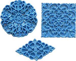 Medallion Set #1 Silicone Mold