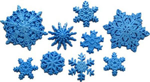 Snowflake Set Silicone Mold