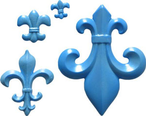 Fleur De Lis Set Silicone Mold