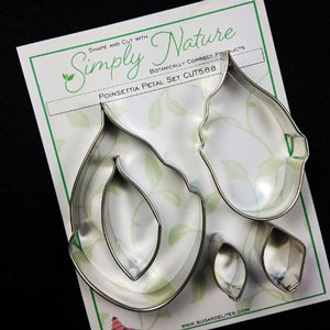 SN Poinsettia Petal Cutter Set