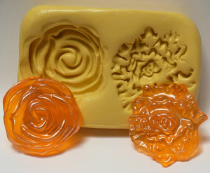 Rose/Carnation Silicone Mold - 1-3/4