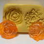 Rose/Carnation Silicone Mold - 1-3/4
