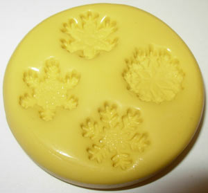Snowflake Silicone Mold - Small 1/2-3/4