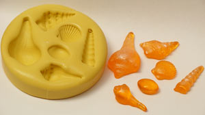 Seashell Asst. Silicone Mold - 2