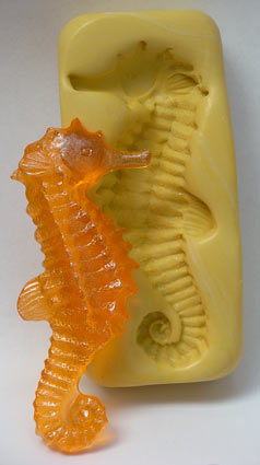 Seahorse (Right) Silicone Mold-3.5