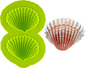 Large Cockle Shells Silicone Mold