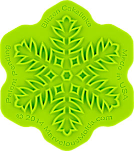 Blitzen Cakeflake Silicone Onlay