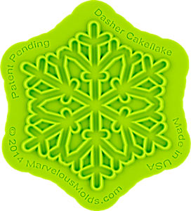 Dasher Cakeflake Silicone Onlay