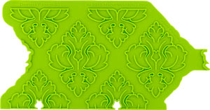 Damask Pattern Silicone Onlay