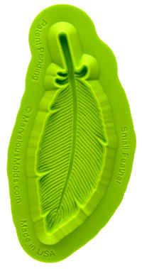 Small Feather Silicone Mold - 2 Pc Set