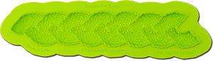 Braided Knit Border Silicone Mold