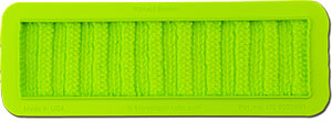 Ribbed Knit Border Silicone Mold