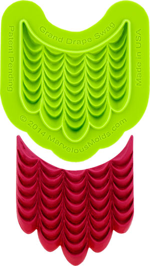 Grand Drape Swag Silicone Mold