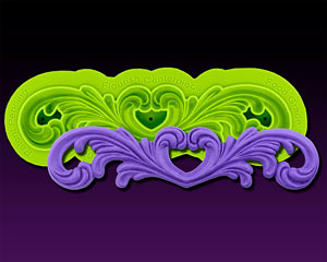 Flourish Centerpiece Silicone Mold