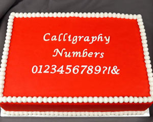 Calligraphy Numbers Flexabet Letter Maker