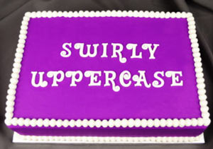 Swirly Uppercase Flexabet Letter Maker